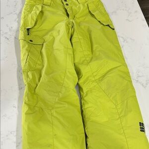 Columbia Kids Lime Green Snow Pants